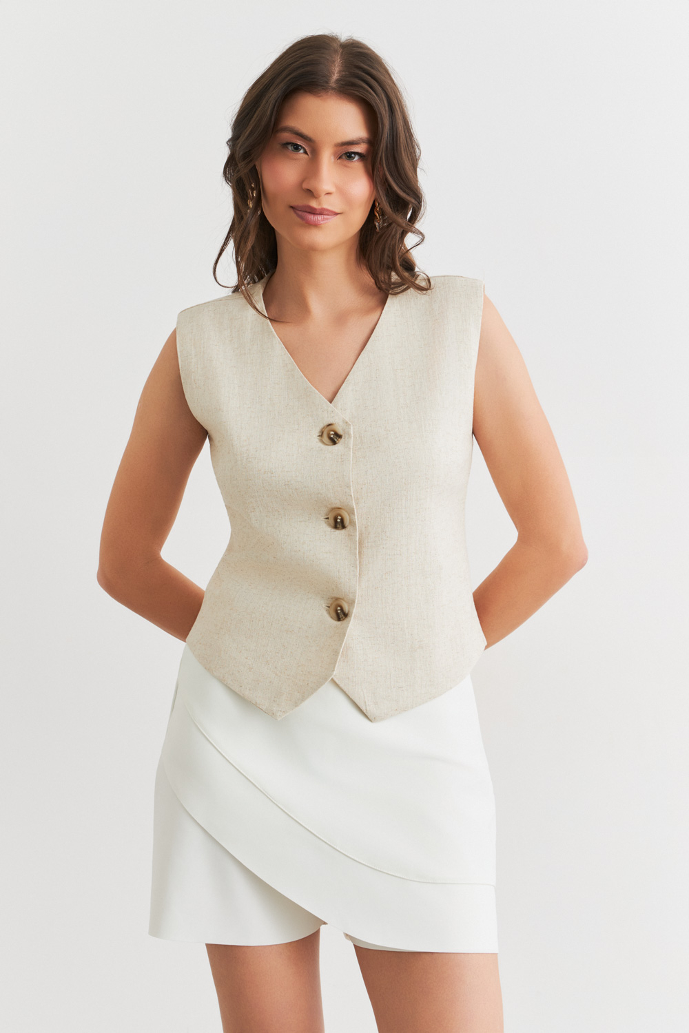 COLETE LINEN BEGE 2