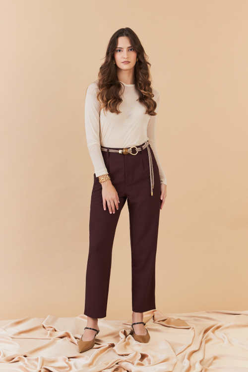 CALÇA MEIRE TOBBACO