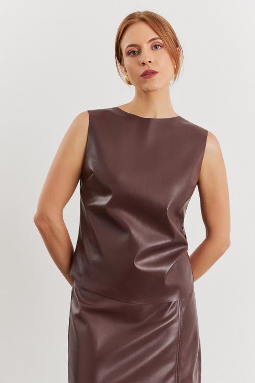 BLUSA IRINA TOBACCO