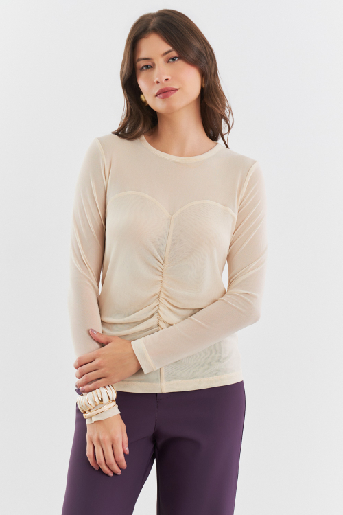 BLUSA MOLLY MANTEIGA