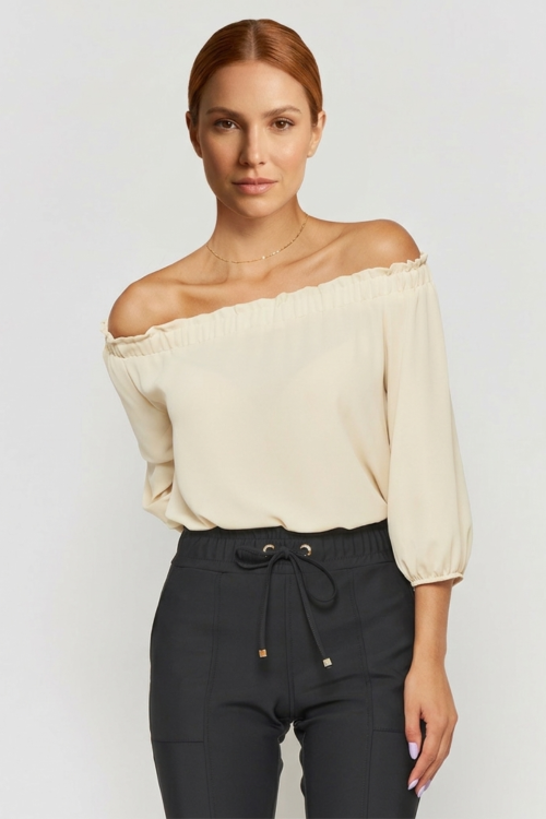 BLUSA ZOE MANTEIGA