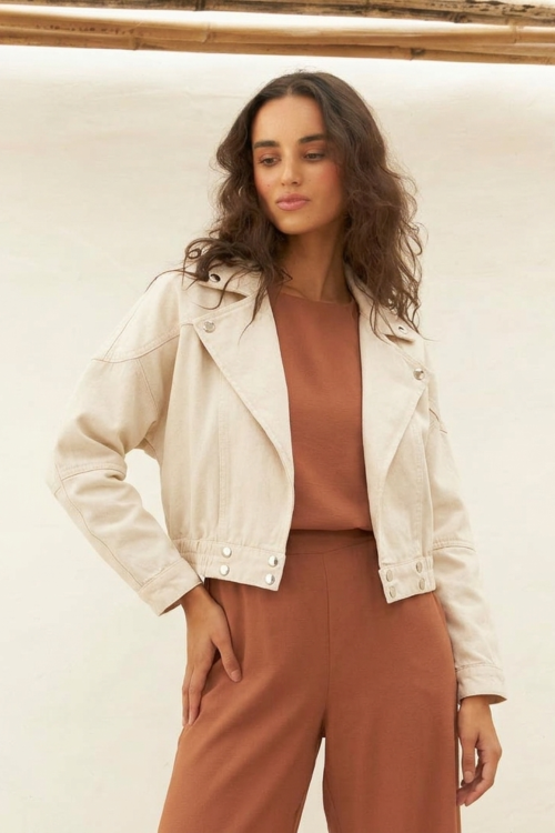 JAQUETA BEL AREIA