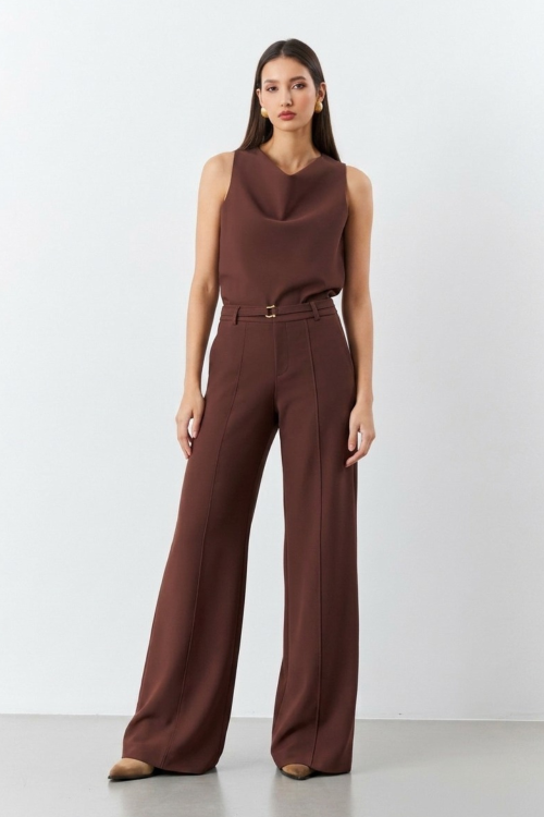 CALÇA ADRI MARROM