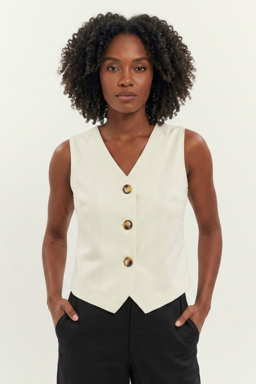 COLETE LINEN OFF_WHITE