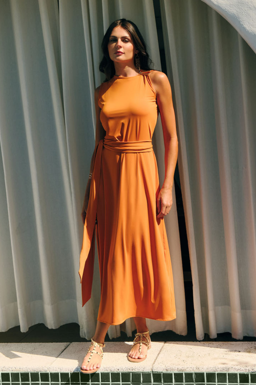 VESTIDO DIRANI ACAFRAO