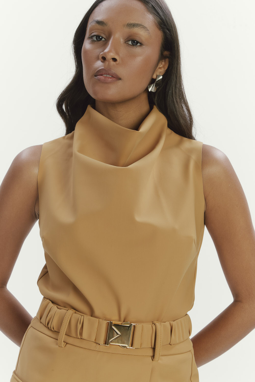 BLUSA HANA CAMEL